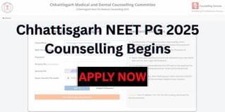Chhattisgarh NEET PG 2025 Counselling Begins, Apply by Nov 18, Get Direct Link Here